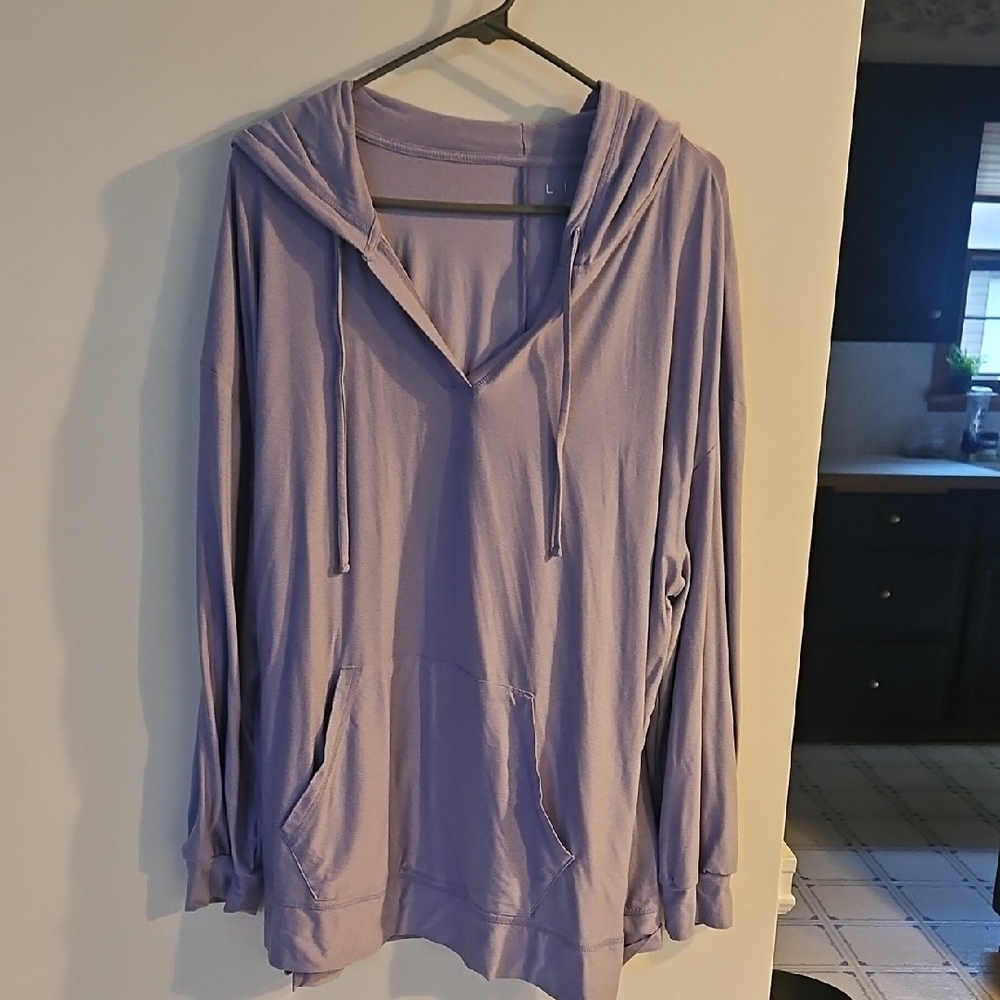 Lane Bryant Livi Light Purple Top